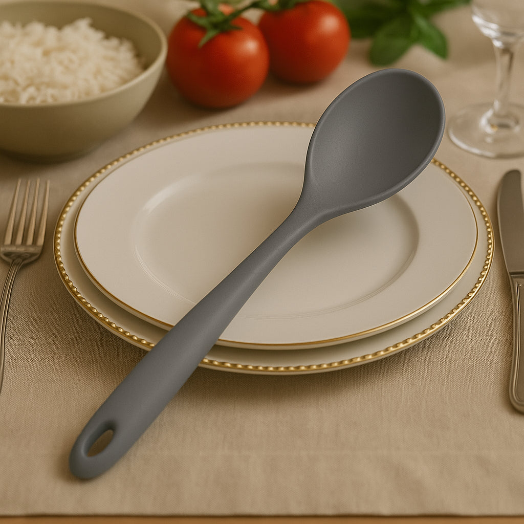 Kit Belmon Silicone: 2 Utensílios de Cozinha ( Concha e Colher )