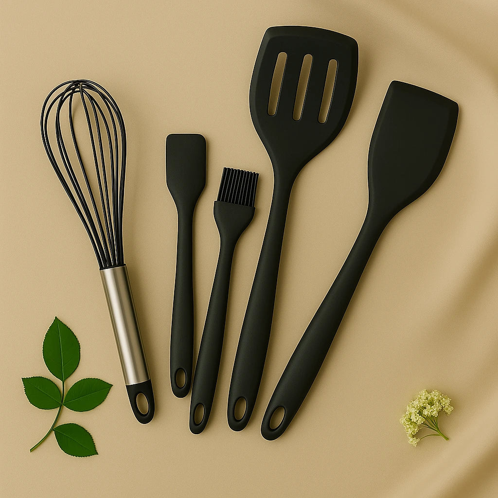 Kit Delicatto Silicone: 10 Utensílios de Cozinha