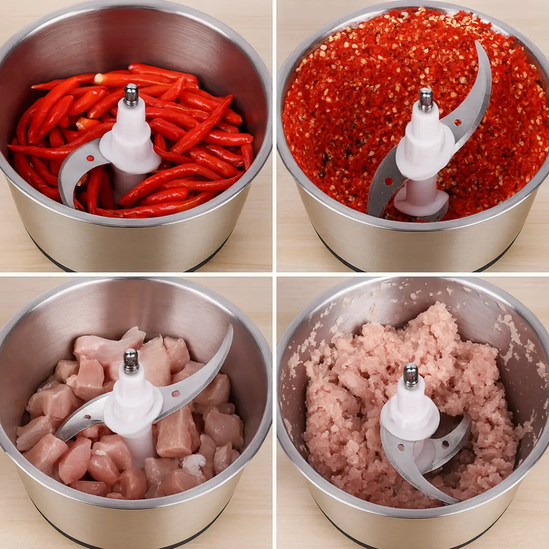 PowerChef Elite Inox Triturador Elétrico Profissional Multiuso