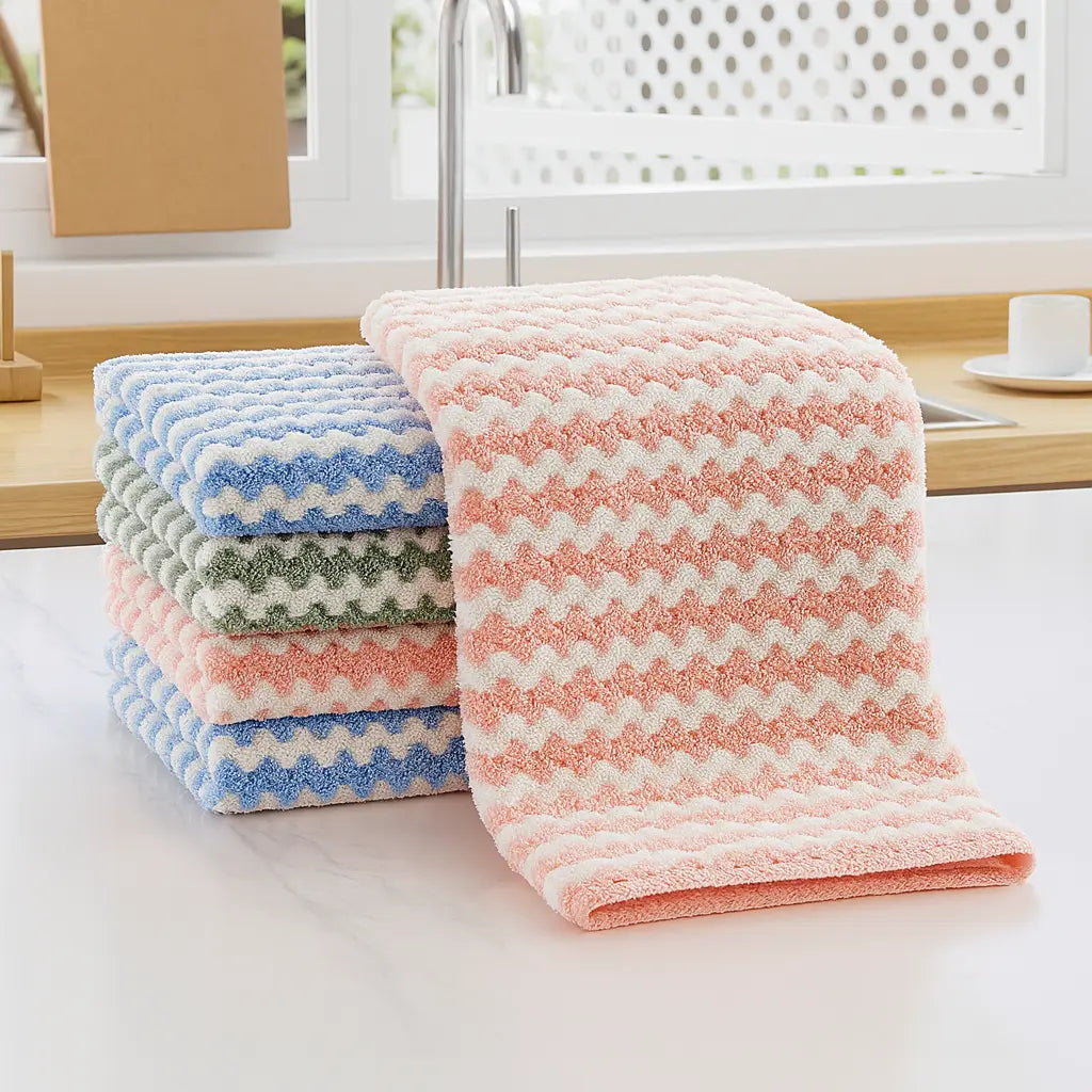 Panos Clean Fresh: Kit com 10 Panos de Microfibras Antifiapos de Alta Absorção