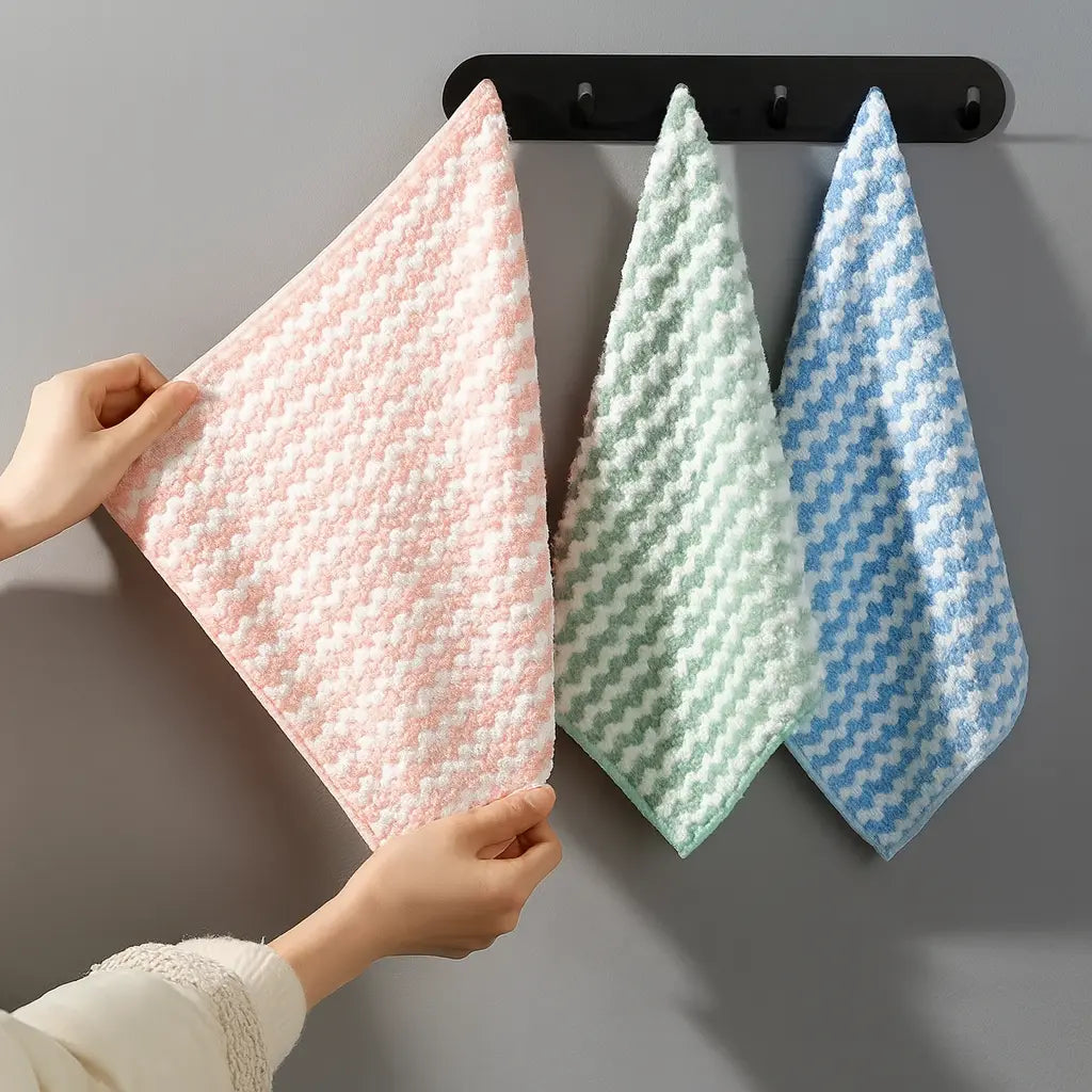 Panos Clean Fresh: Kit com 10 Panos de Microfibras Antifiapos de Alta Absorção