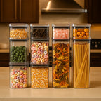 Conjunto Imperium Gourmet: Organizadores Herméticos com Vedação Premium