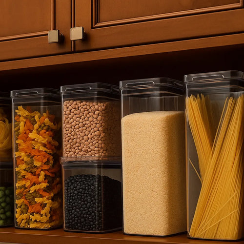 Conjunto Imperium Gourmet: Organizadores Herméticos com Vedação Premium