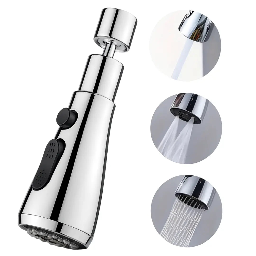 Filtro Crystal Lux: Água Pura com Rotação 360° e 3 Modos Exclusivos