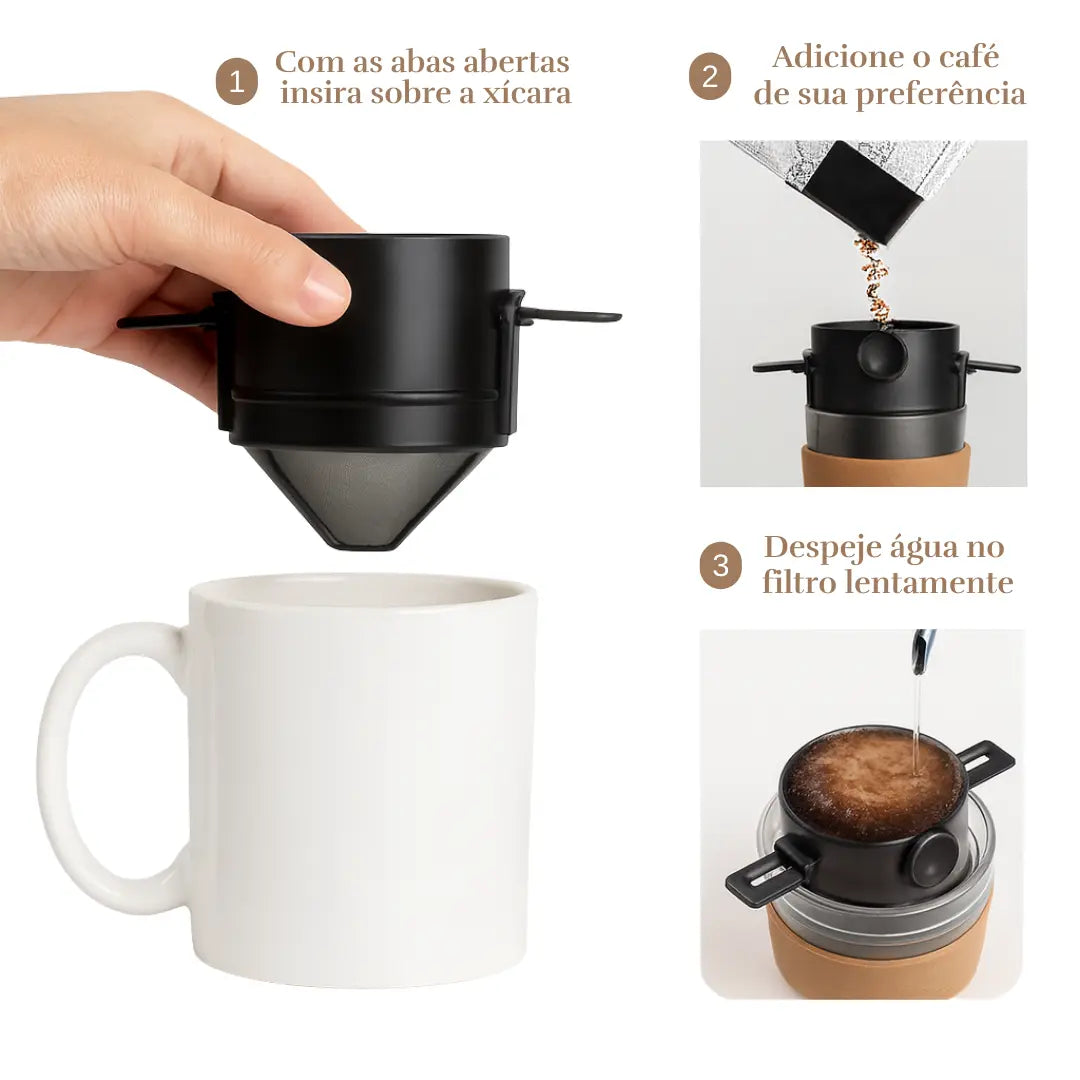 Filtro Savoy: Coador Reutilizável na Medida Certa