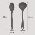 Kit Belmon Silicone: 2 Utensílios de Cozinha ( Concha e Colher )