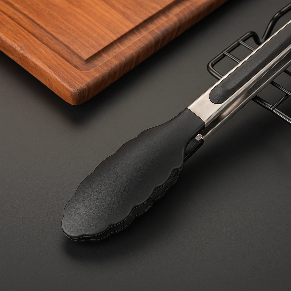 Pegador Lunelli Silicone: 1 Pegador com Cabo de Aço Inox