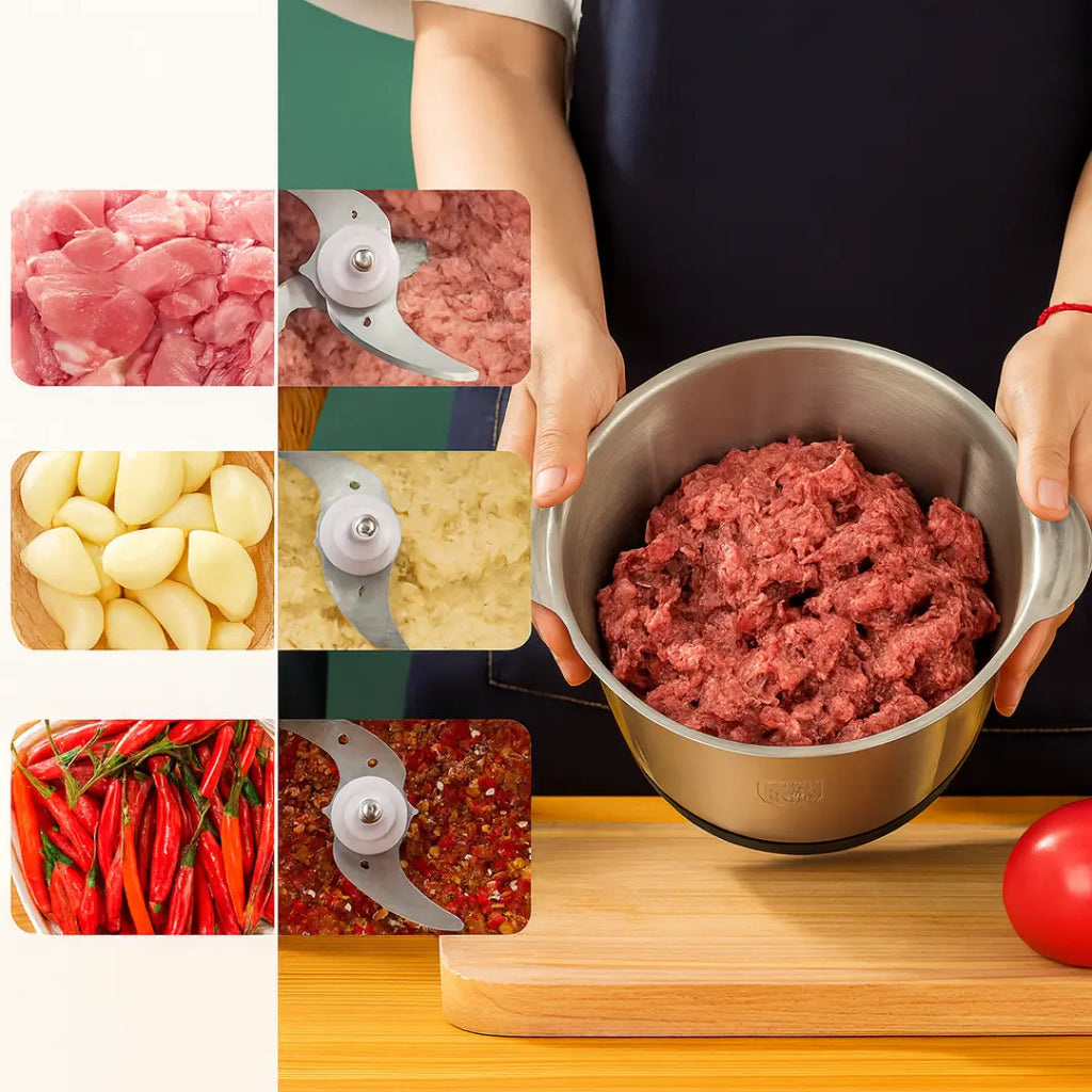 PowerChef Elite Inox Triturador Elétrico Profissional Multiuso