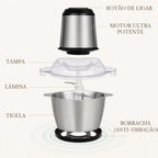 PowerChef Elite Inox Triturador Elétrico Profissional Multiuso