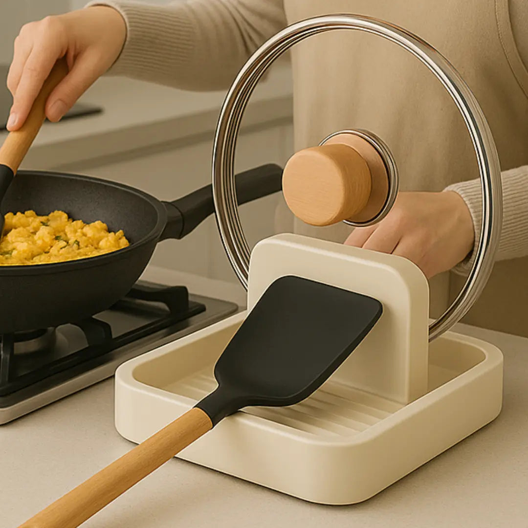 Suporte Multiuso para Utensílios, Talheres e Tampas